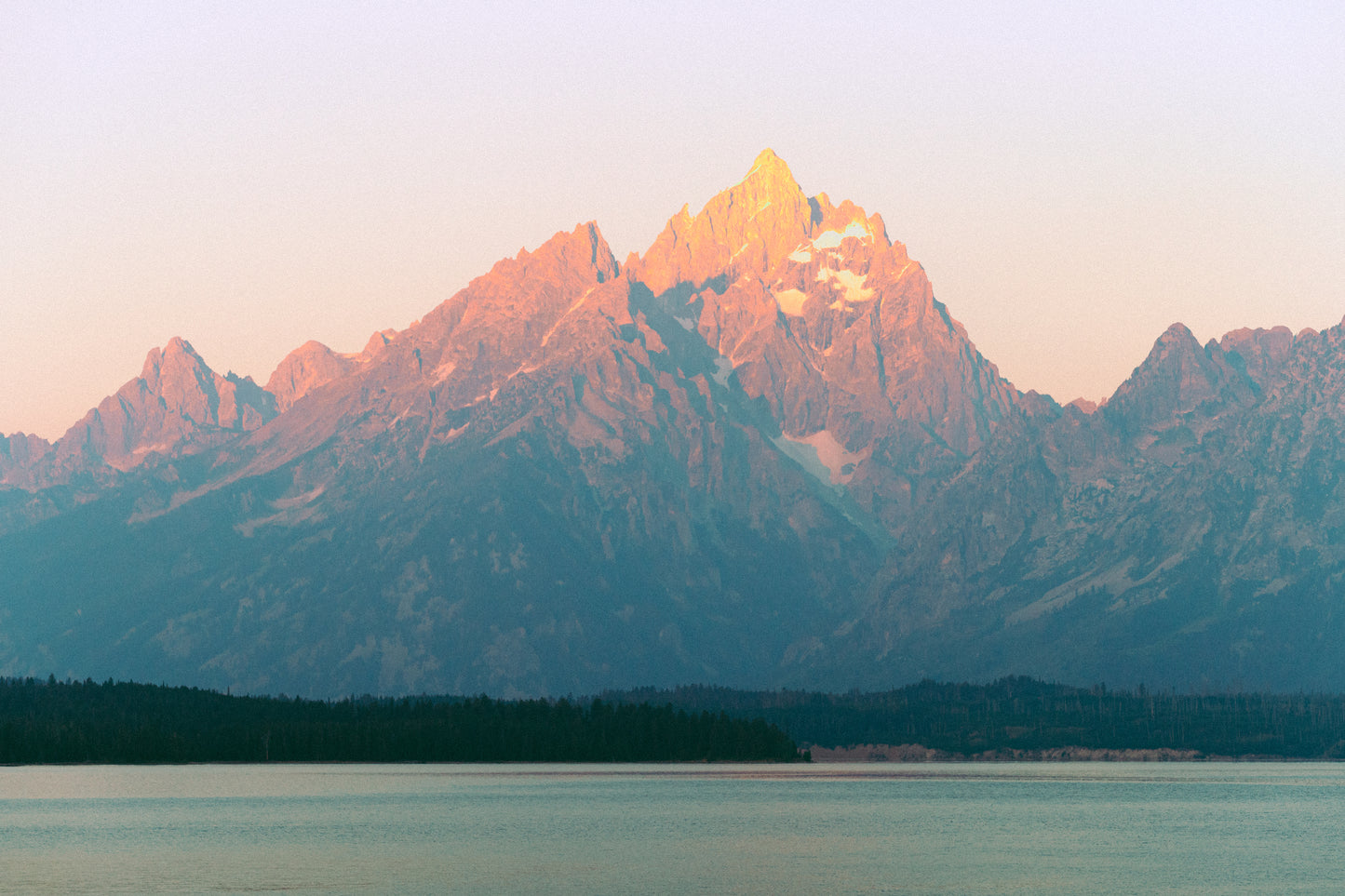 Jackson Lake Pastel